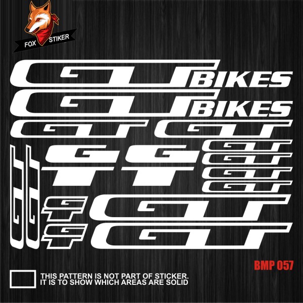 Bicycle Frame Decal Stickers GT-03